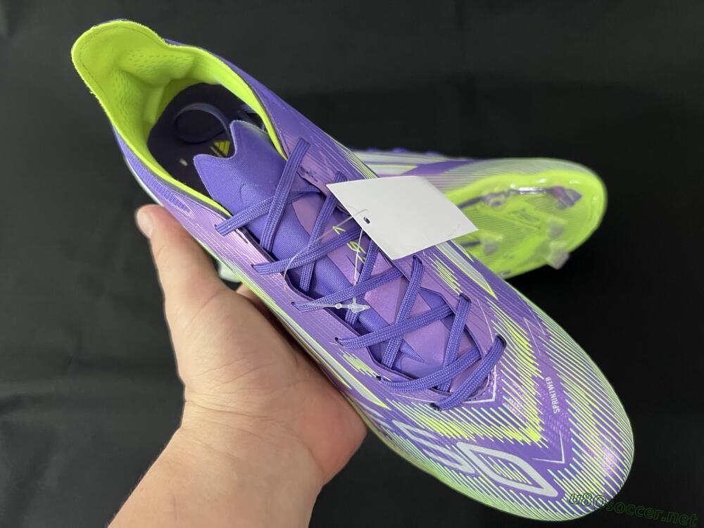 Unisex Adidas F50+ Elite FG Football Boots - Blue/Yellow/Silver