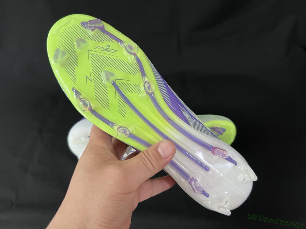 Unisex Adidas F50+ Elite FG Football Boots - Blue/Yellow/Silver