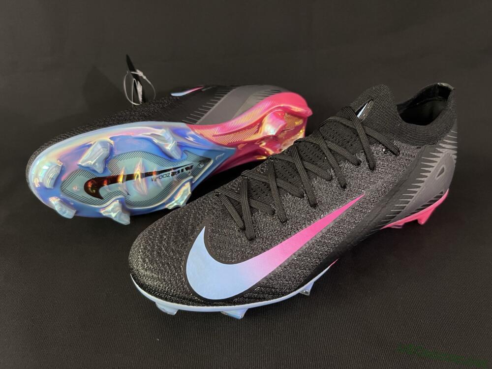 Men's Nike Air Zoom Mercurial Vapor 16 Elite FG Football Boots - Black/Jade/Pink