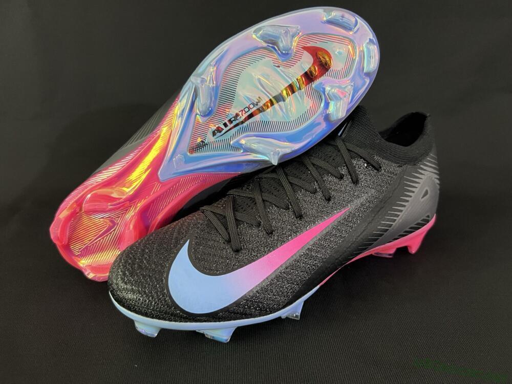 Men's Nike Air Zoom Mercurial Vapor 16 Elite FG Football Boots - Black/Jade/Pink