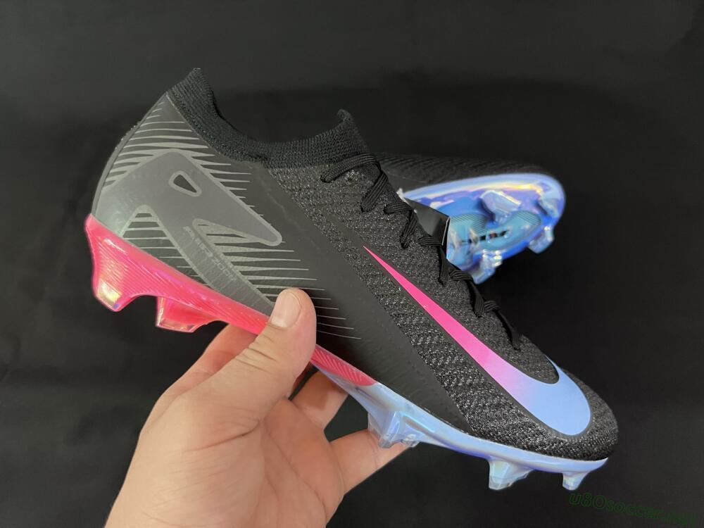 Men's Nike Air Zoom Mercurial Vapor 16 Elite FG Football Boots - Black/Jade/Pink