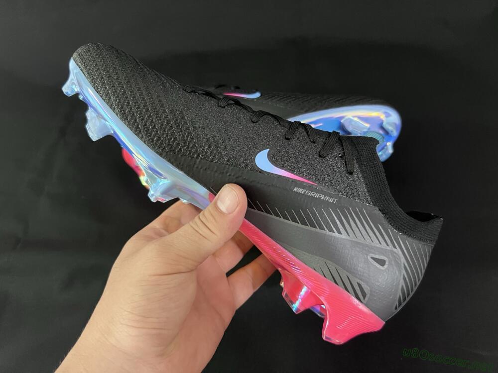 Men's Nike Air Zoom Mercurial Vapor 16 Elite FG Football Boots - Black/Jade/Pink