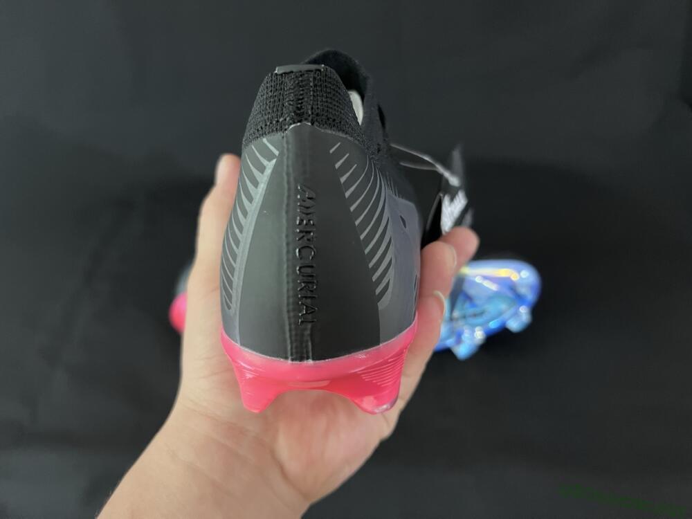 Men's Nike Air Zoom Mercurial Vapor 16 Elite FG Football Boots - Black/Jade/Pink