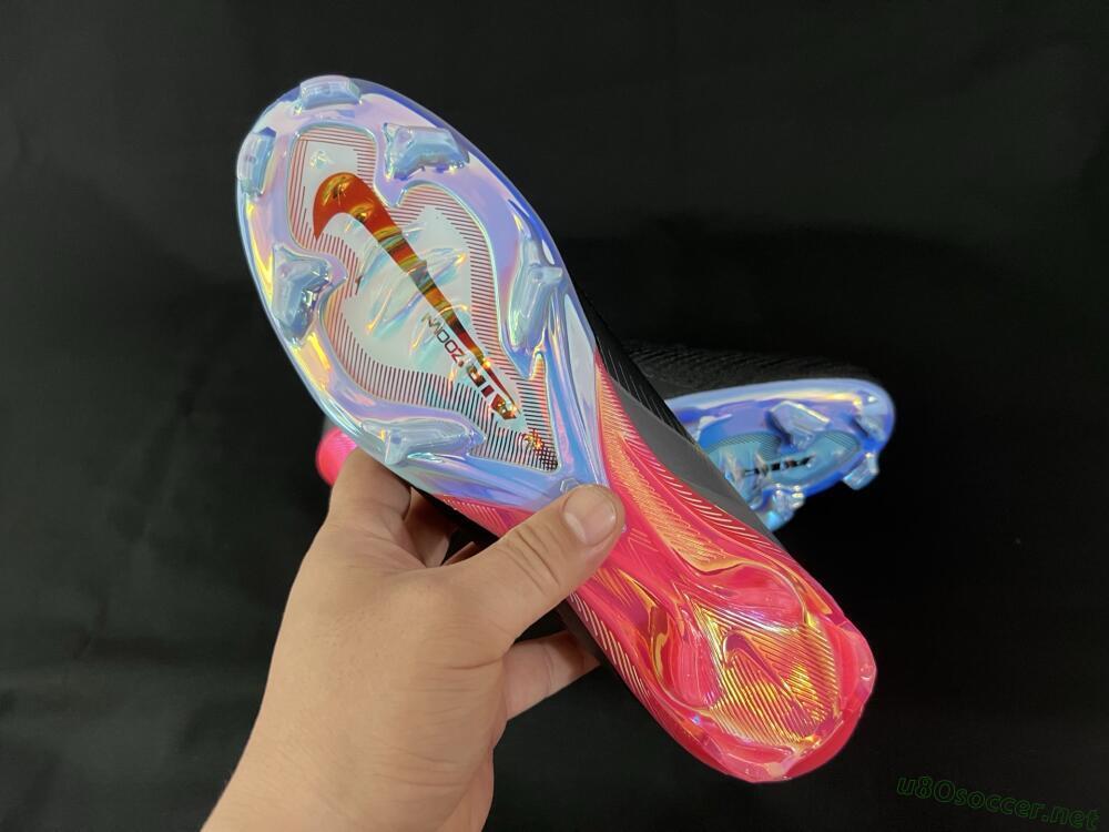 Men's Nike Air Zoom Mercurial Vapor 16 Elite FG Football Boots - Black/Jade/Pink