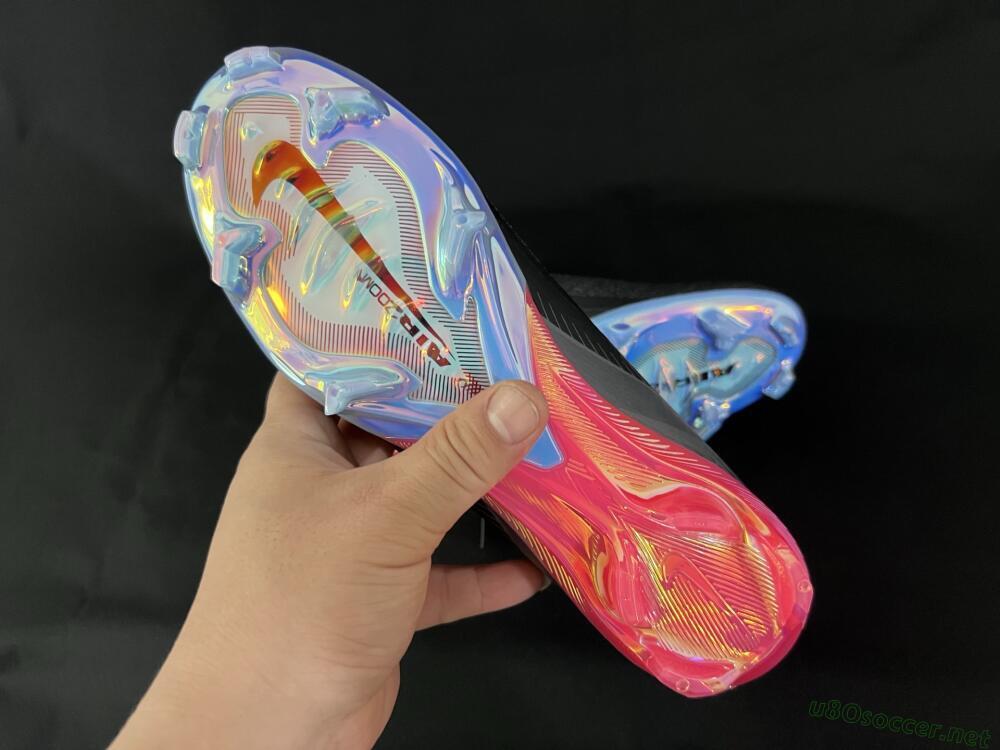 Unisex Nike Air Zoom Mercurial Superfly 10 Elite FG Football Boots - Black/Blue/Pink