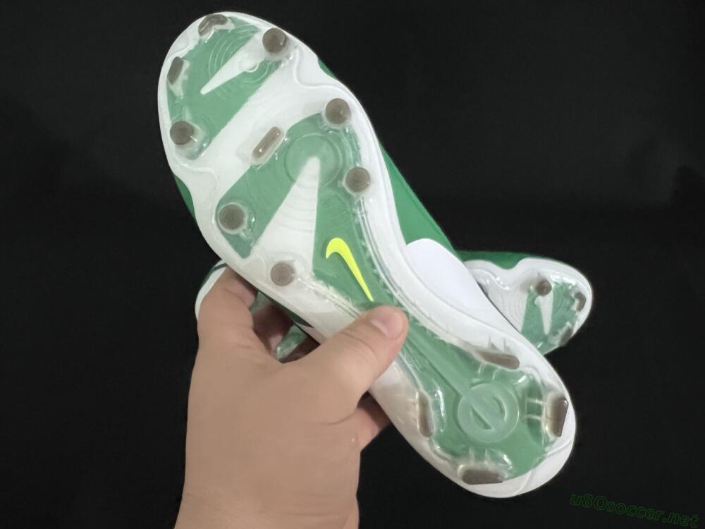 Men's Nike Tiempo Legend 10 Elite FG Football Boots - Green/Blue/White