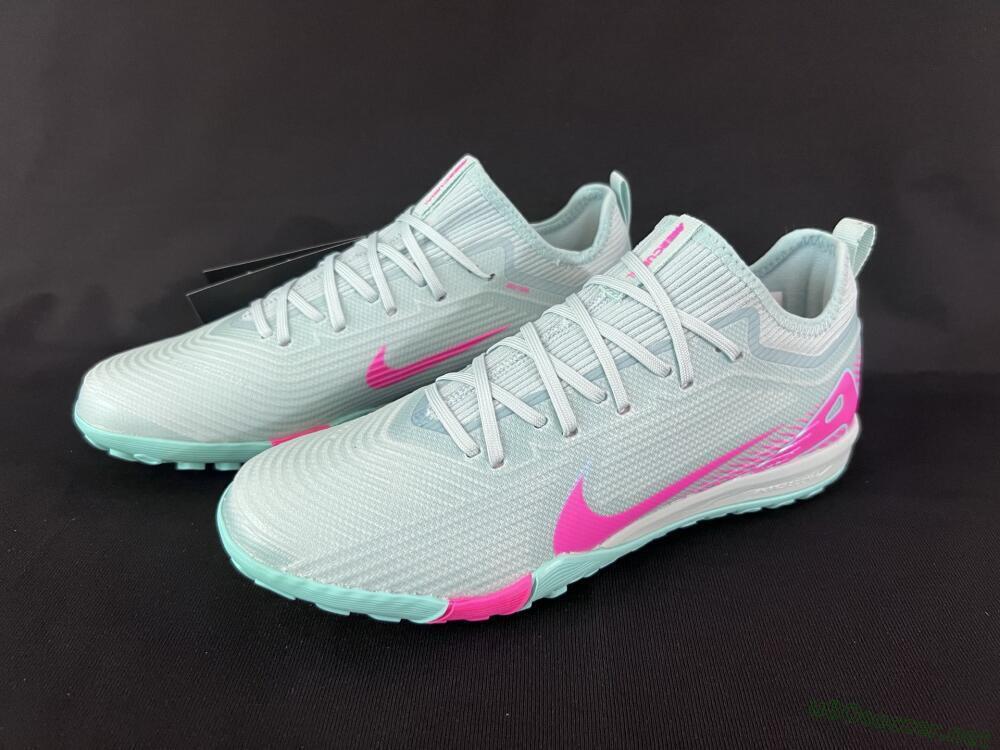 Men's Nike Air Zoom Mercurial Vapor 16 Elite TF Football Shoes - Jade/Pink