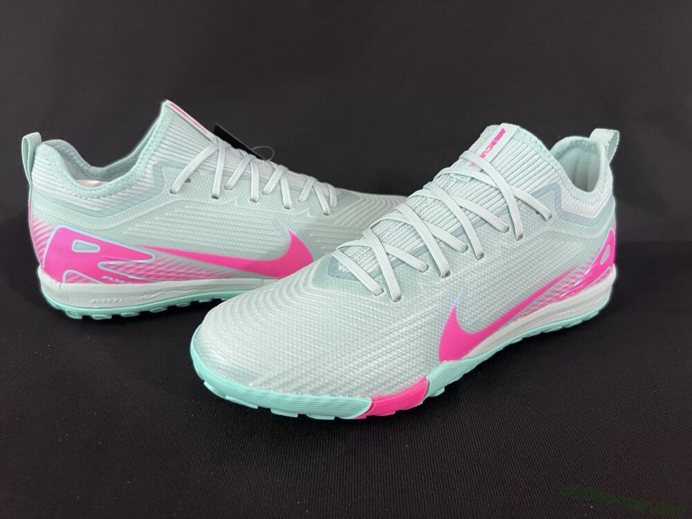 Men's Nike Air Zoom Mercurial Vapor 16 Elite TF Football Shoes - Jade/Pink
