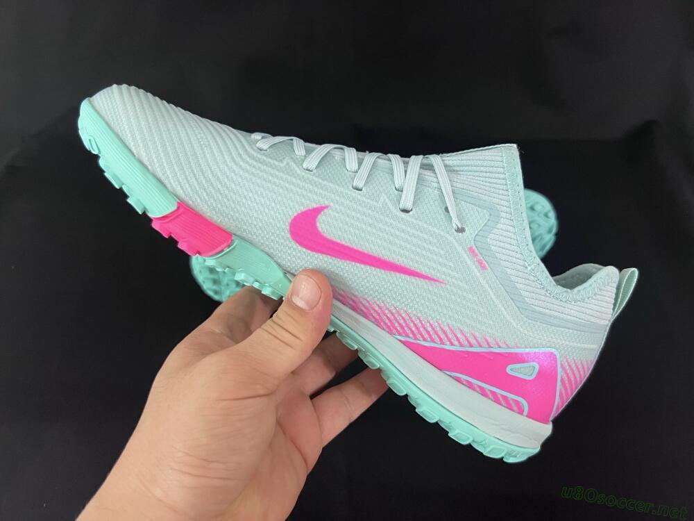 Men's Nike Air Zoom Mercurial Vapor 16 Elite TF Football Shoes - Jade/Pink
