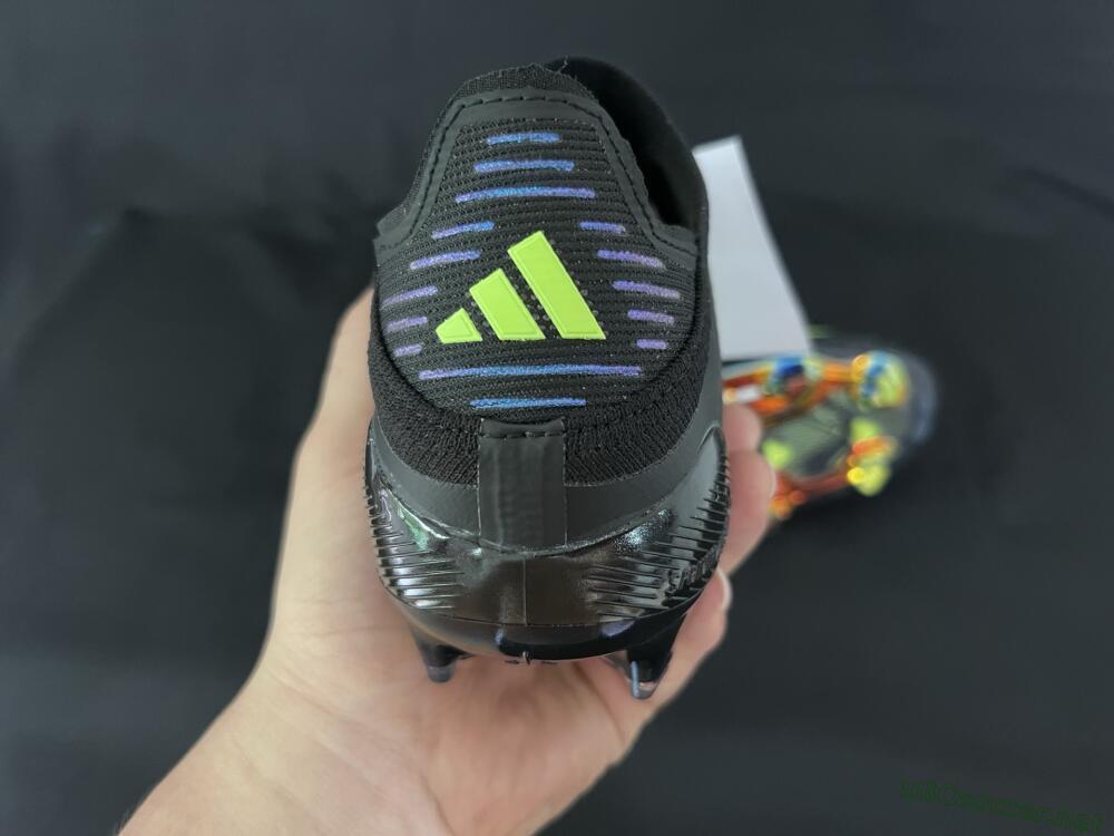 Unisex Adidas F50+ Lightstrike Pro FG Football Boots - Black/Silver/Yellow