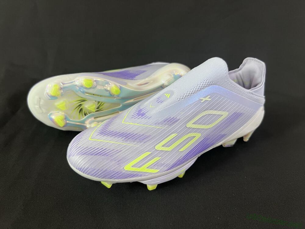 Unisex Adidas F50+ Lightstrike Pro Laceless FG Football Boots - Blue/Yellow/White