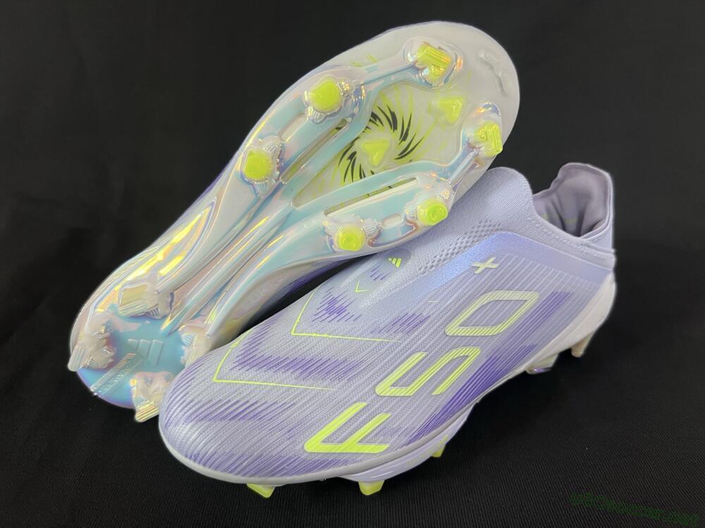 Unisex Adidas F50+ Lightstrike Pro Laceless FG Football Boots - Blue/Yellow/White