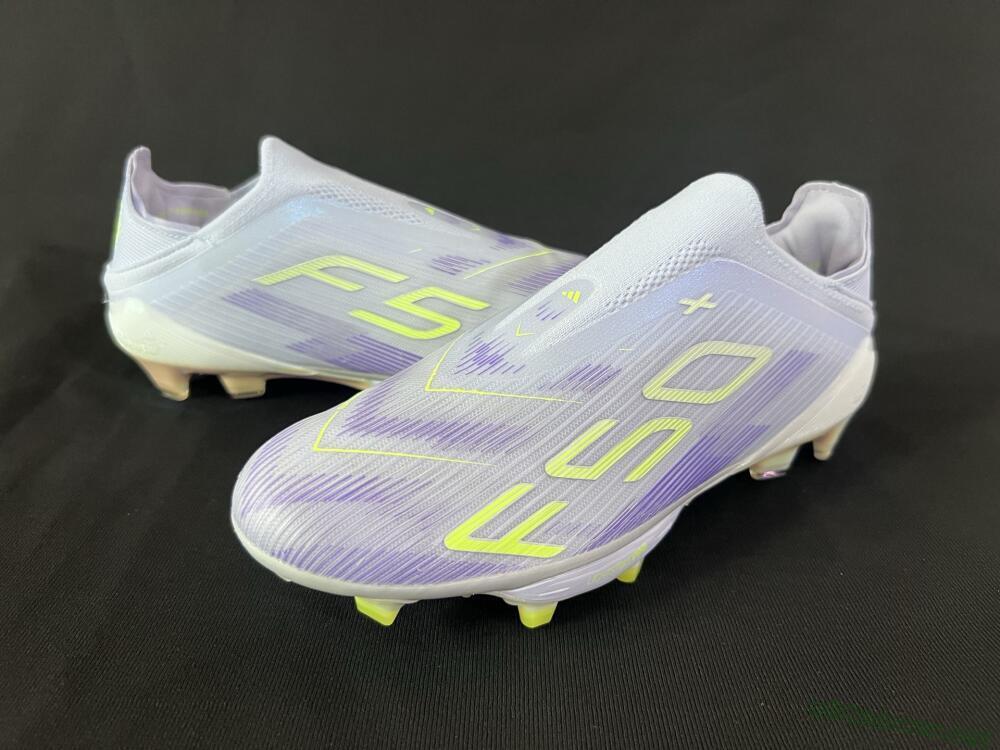 Unisex Adidas F50+ Lightstrike Pro Laceless FG Football Boots - Blue/Yellow/White