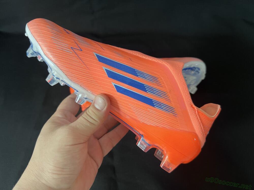 Unisex Adidas F50+ Elite Laceless FG Football Boots - Red/Blue/Silver