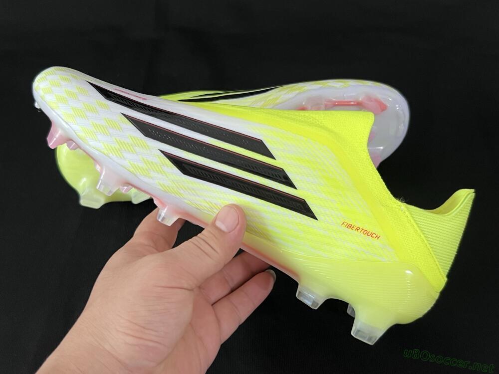 Men's Adidas F50 Elite FG Football Boots - Yellow/White/Black