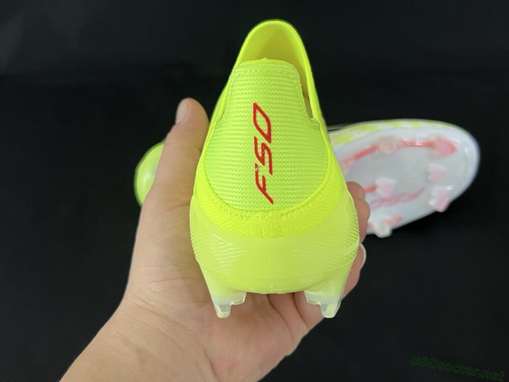 Men's Adidas F50 Elite FG Football Boots - Yellow/White/Black