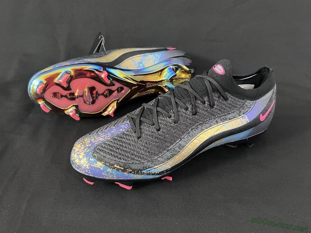 Men's Nike Air Zoom Mercurial Vapor 16 Elite FG Football Boots - Black/Grey/Pink