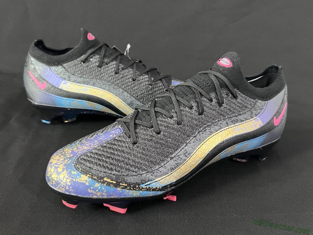 Men's Nike Air Zoom Mercurial Vapor 16 Elite FG Football Boots - Black/Grey/Pink