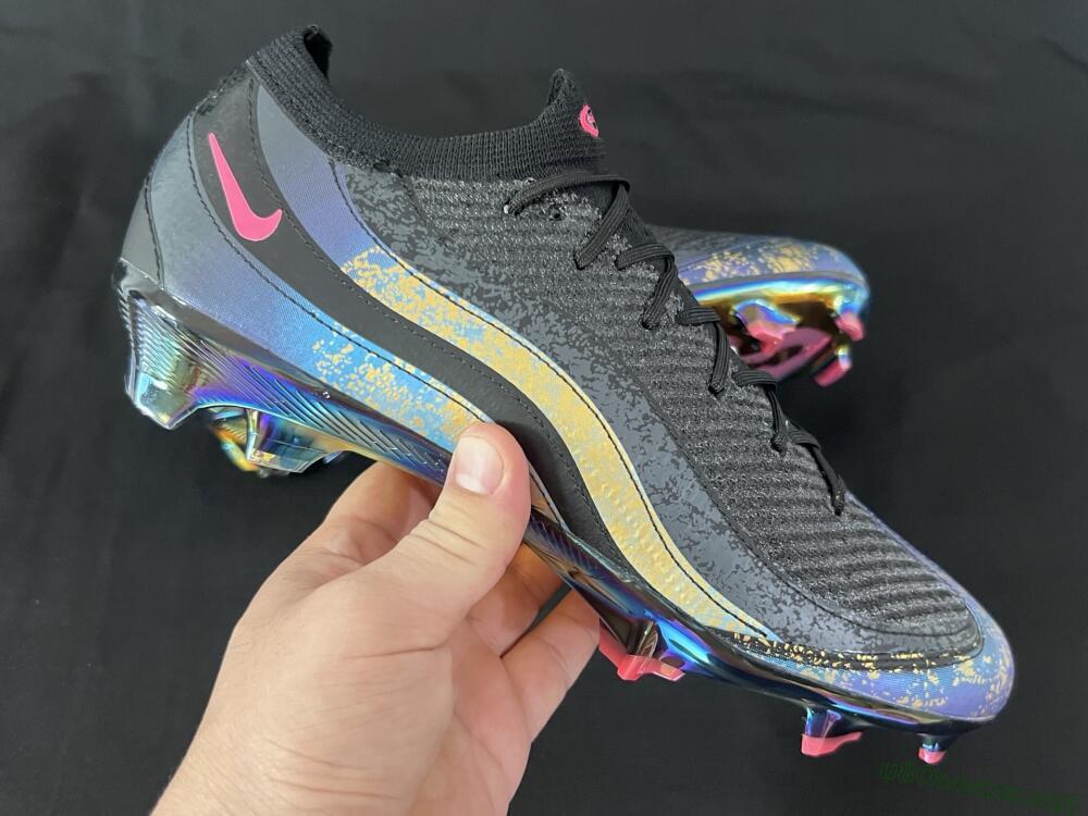 Men's Nike Air Zoom Mercurial Vapor 16 Elite FG Football Boots - Black/Grey/Pink