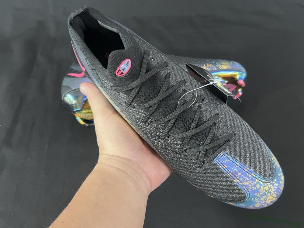 Men's Nike Air Zoom Mercurial Vapor 16 Elite FG Football Boots - Black/Grey/Pink