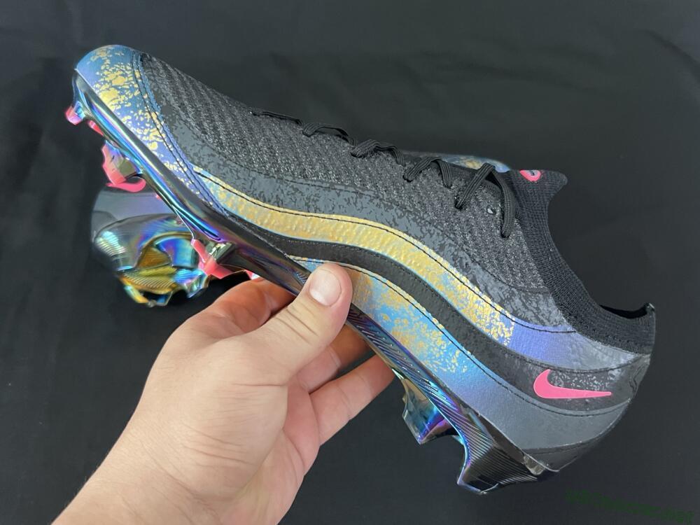 Men's Nike Air Zoom Mercurial Vapor 16 Elite FG Football Boots - Black/Grey/Pink