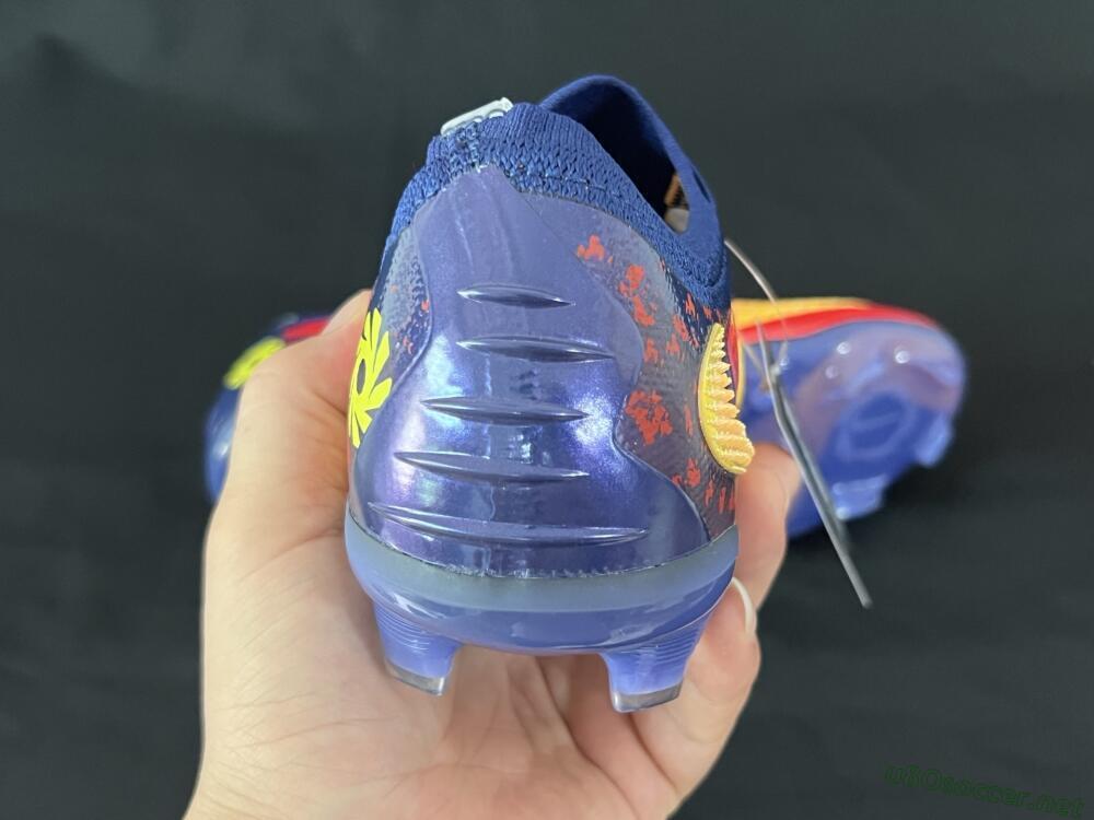 Men's Nike Phantom 6 Elite Low FG Football Boots - Yellow/Red/Blue