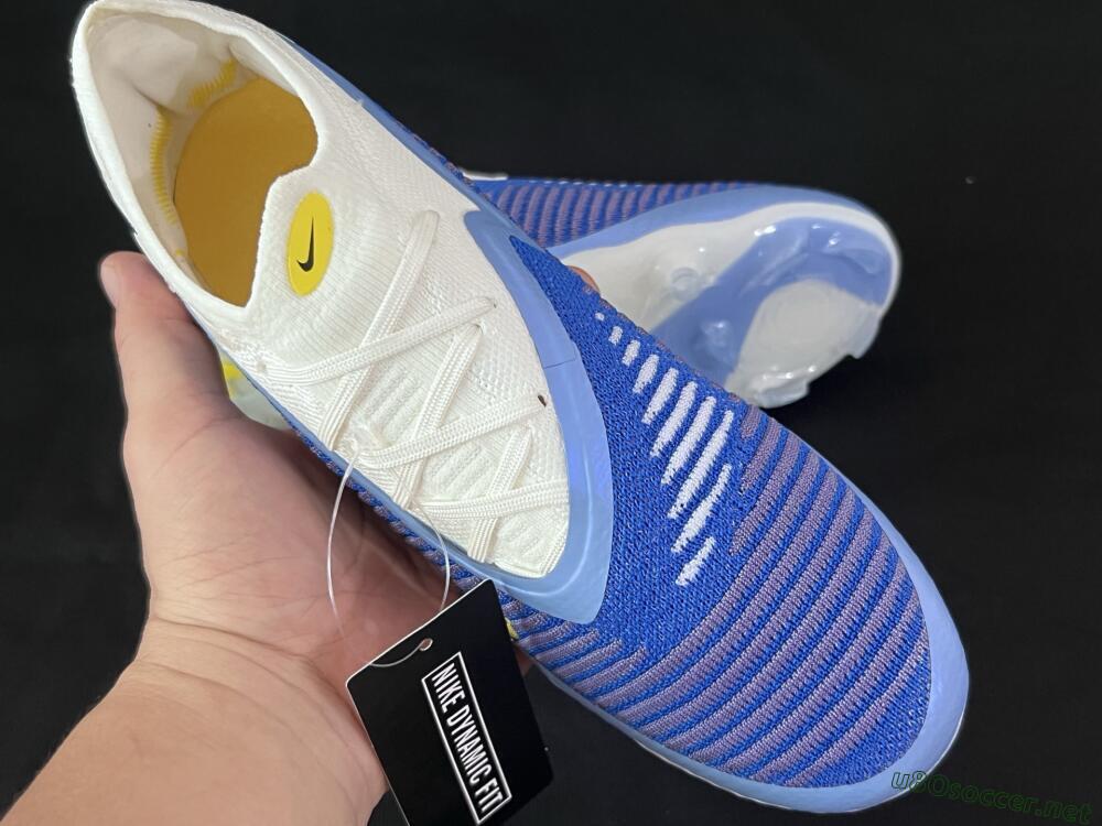 Men's Nike Phantom 6 Elite Low FG Football Boots - Blue/White/Black