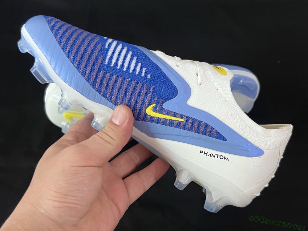 Men's Nike Phantom 6 Elite Low FG Football Boots - Blue/White/Black