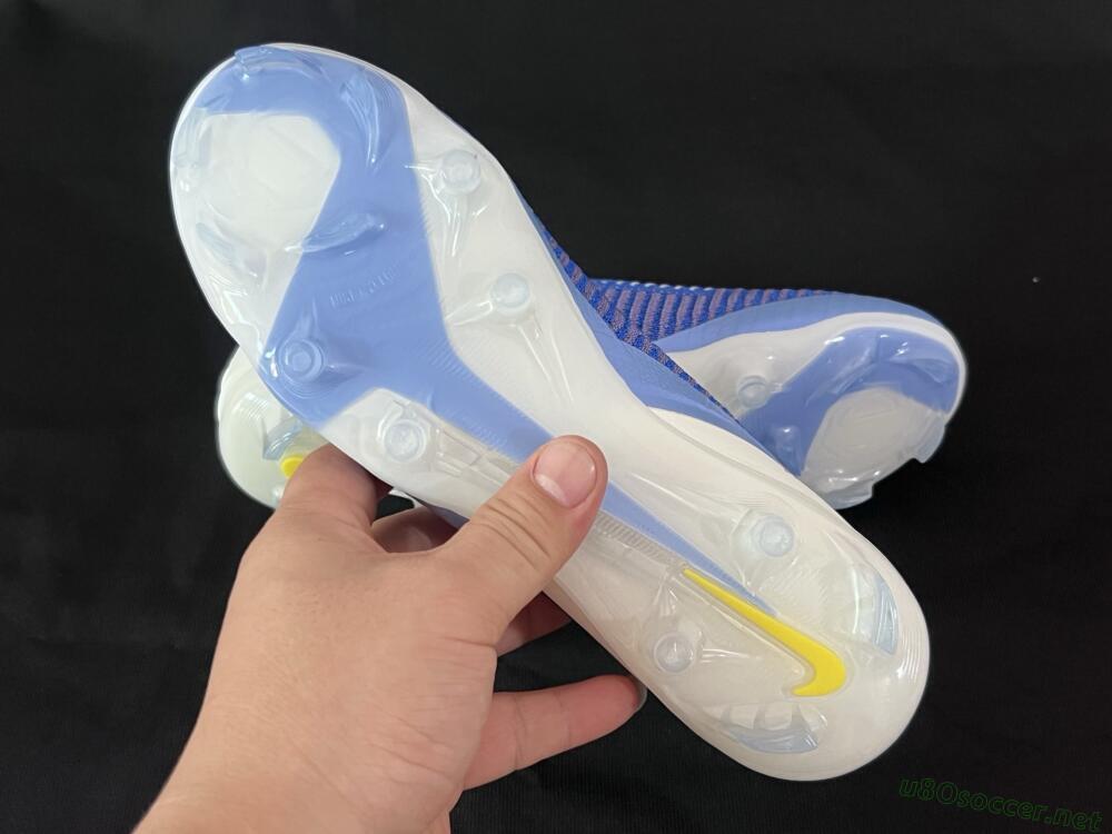 Men's Nike Phantom 6 Elite Low FG Football Boots - Blue/White/Black