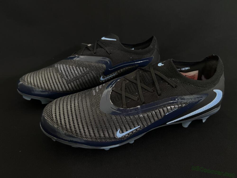 Unisex Nike Phantom 6 Elite Low FG Football Boots - Black/Blue/Jade