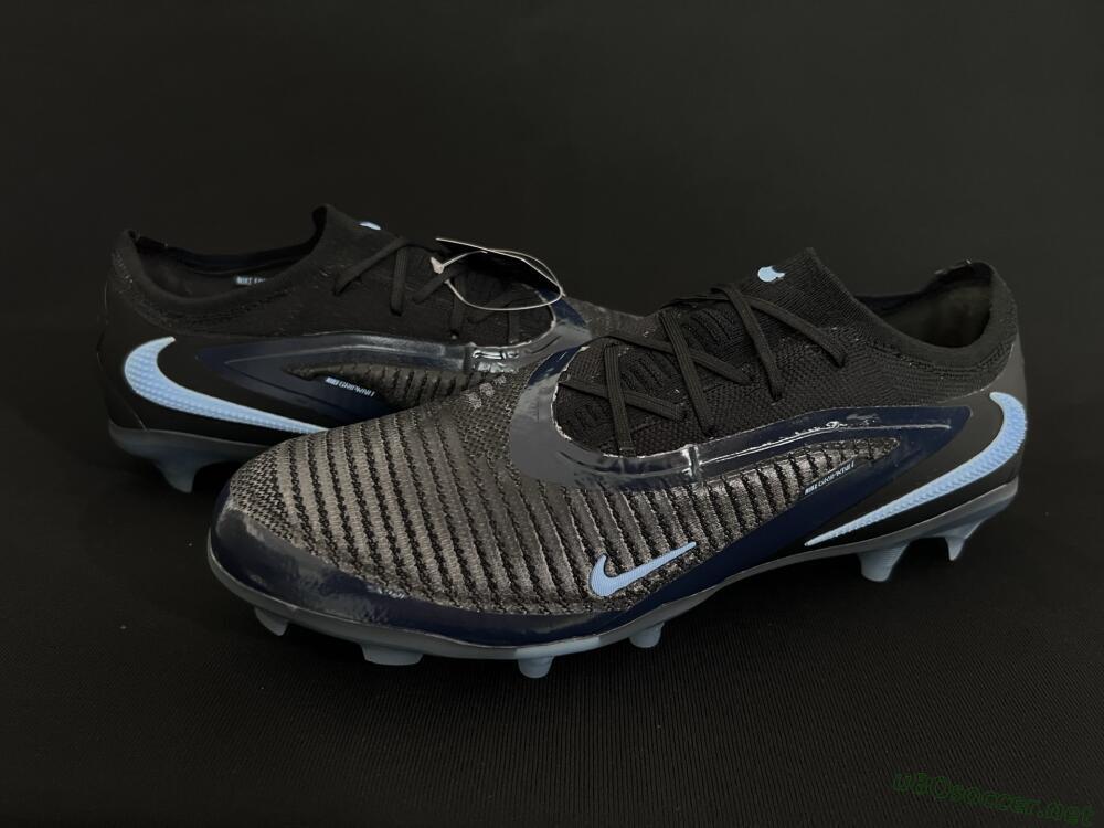 Unisex Nike Phantom 6 Elite Low FG Football Boots - Black/Blue/Jade