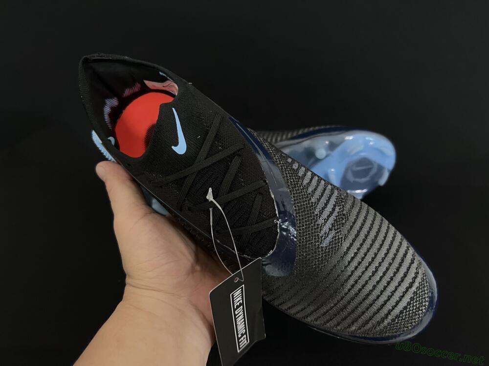 Unisex Nike Phantom 6 Elite Low FG Football Boots - Black/Blue/Jade