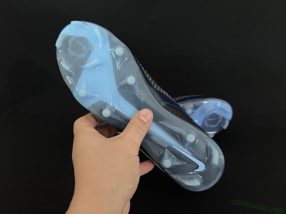 Unisex Nike Phantom 6 Elite Low FG Football Boots - Black/Blue/Jade