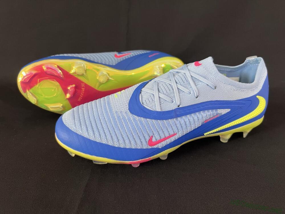 Men's Nike Phantom 6 Low Elite FG Football Boots - Blue/Pink/Yellow