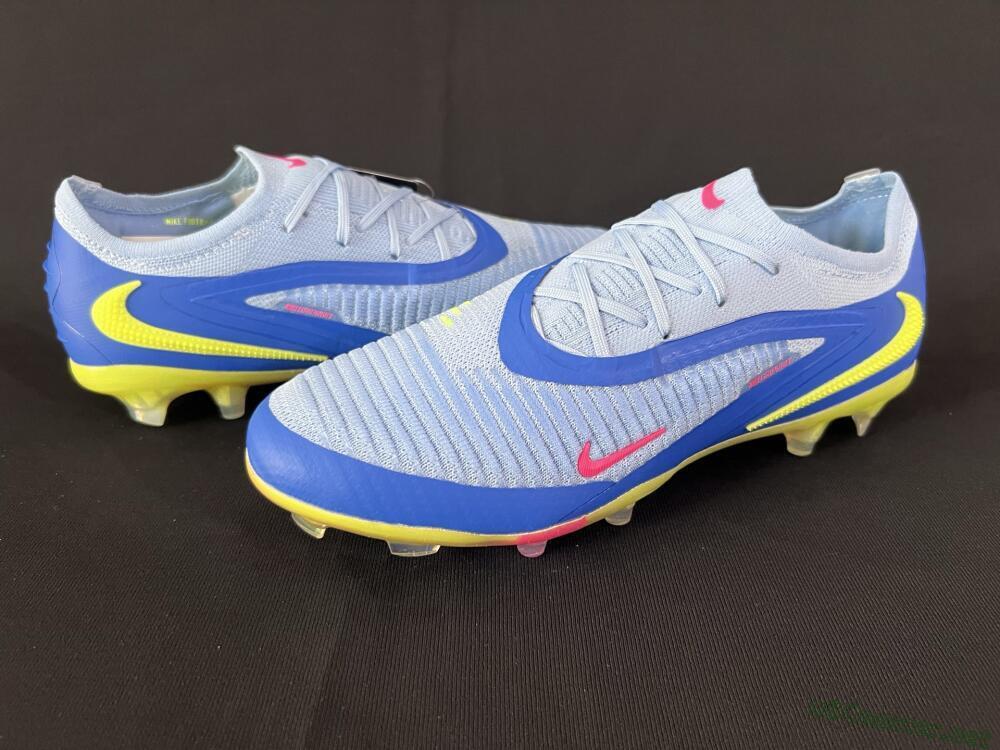 Men's Nike Phantom 6 Low Elite FG Football Boots - Blue/Pink/Yellow