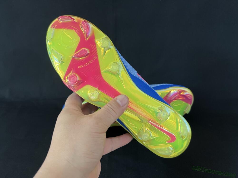 Men's Nike Phantom 6 Low Elite FG Football Boots - Blue/Pink/Yellow