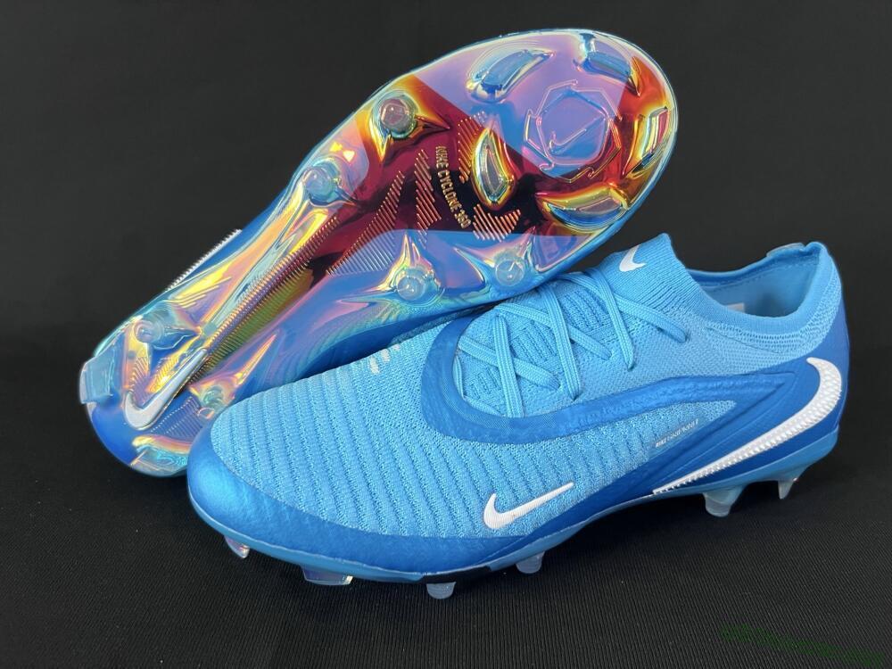 Men's Nike Phantom 6 Low Elite FG Football Boots - Jade/White/Gold