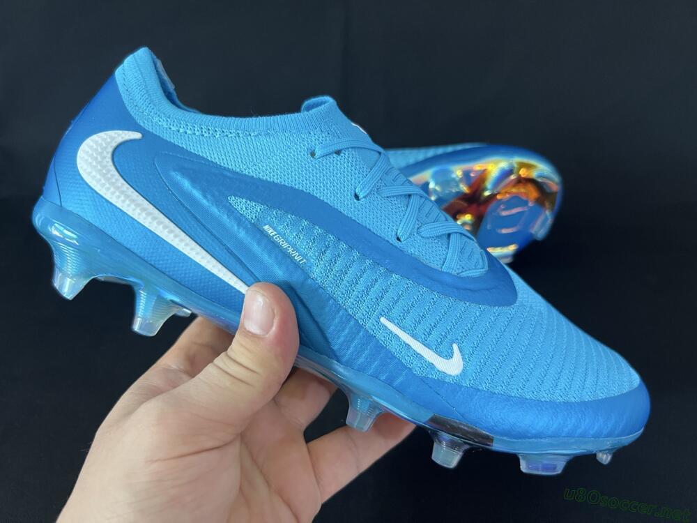 Men's Nike Phantom 6 Low Elite FG Football Boots - Jade/White/Gold