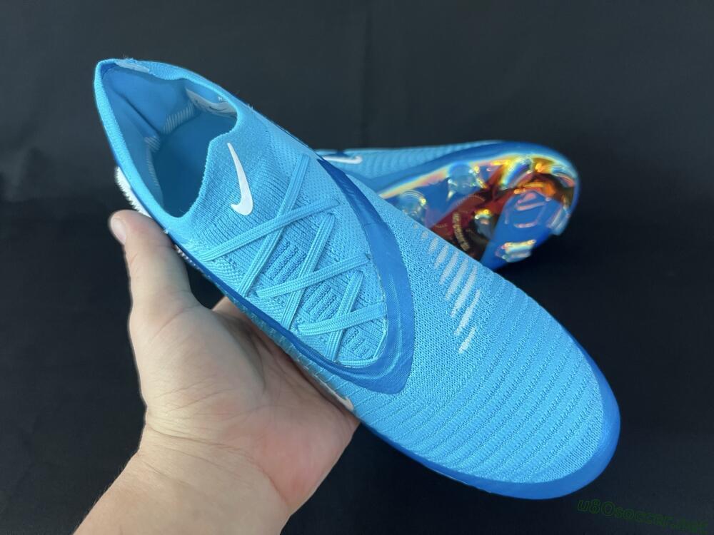 Men's Nike Phantom 6 Low Elite FG Football Boots - Jade/White/Gold