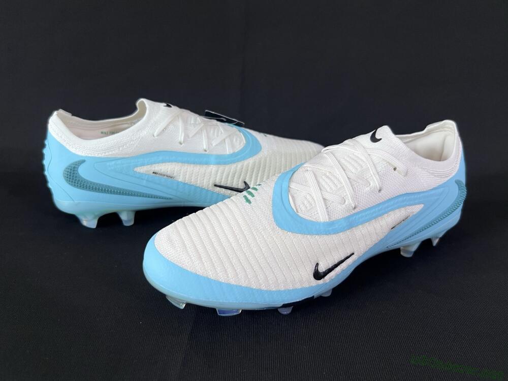 Men's Nike Phantom 6 Low Elite FG Football Boots - Beige/Jade/Gold