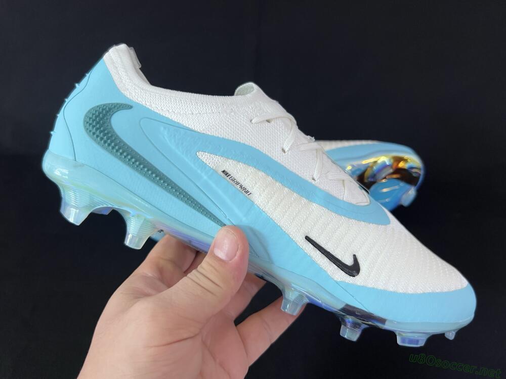 Men's Nike Phantom 6 Low Elite FG Football Boots - Beige/Jade/Gold