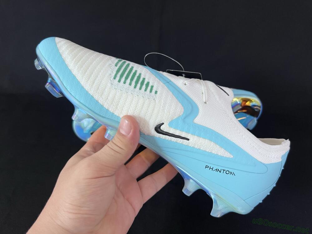 Men's Nike Phantom 6 Low Elite FG Football Boots - Beige/Jade/Gold