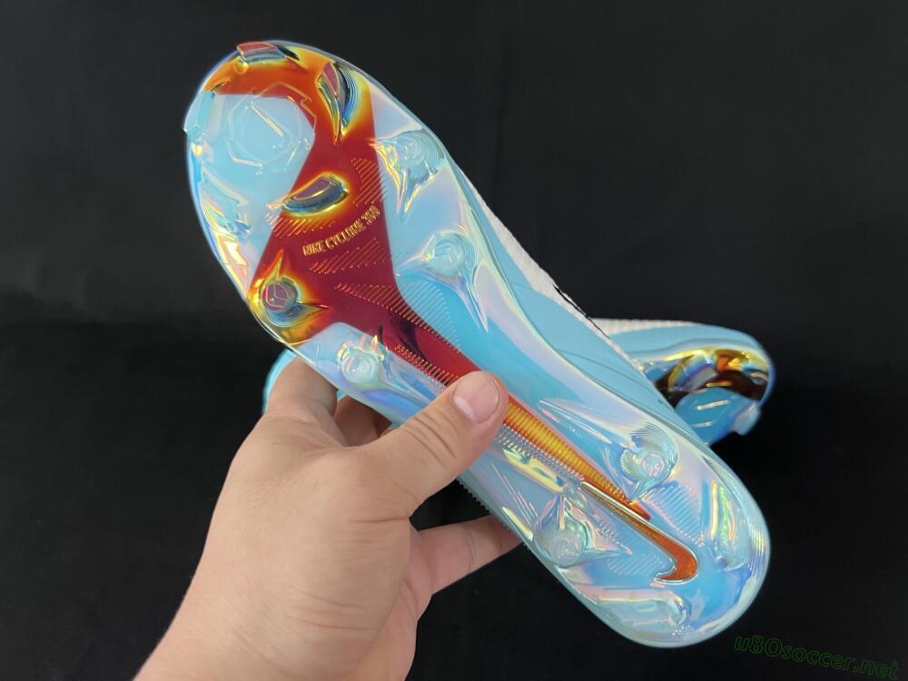 Men's Nike Phantom 6 Low Elite FG Football Boots - Beige/Jade/Gold