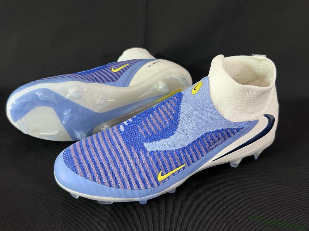Men's Nike Phantom 6 Elite FG Football Boots - Blue/White/Black