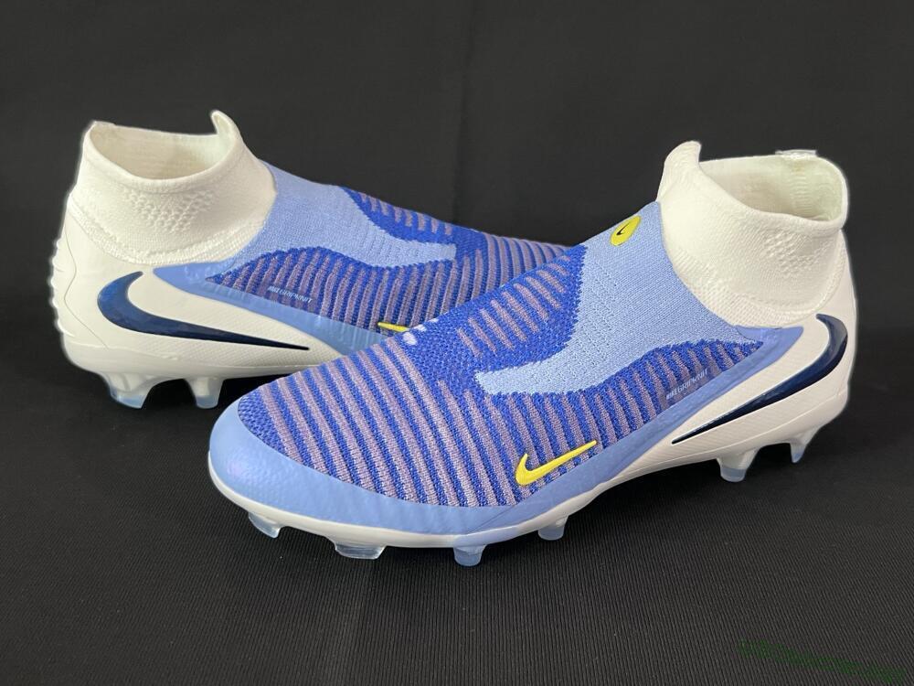 Men's Nike Phantom 6 Elite FG Football Boots - Blue/White/Black