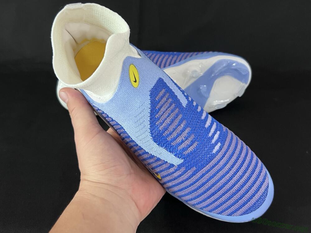 Men's Nike Phantom 6 Elite FG Football Boots - Blue/White/Black