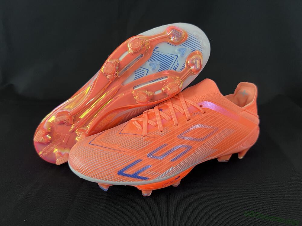 Unisex Adidas F50 Elite FG Football Boots - Red/Blue/Silver