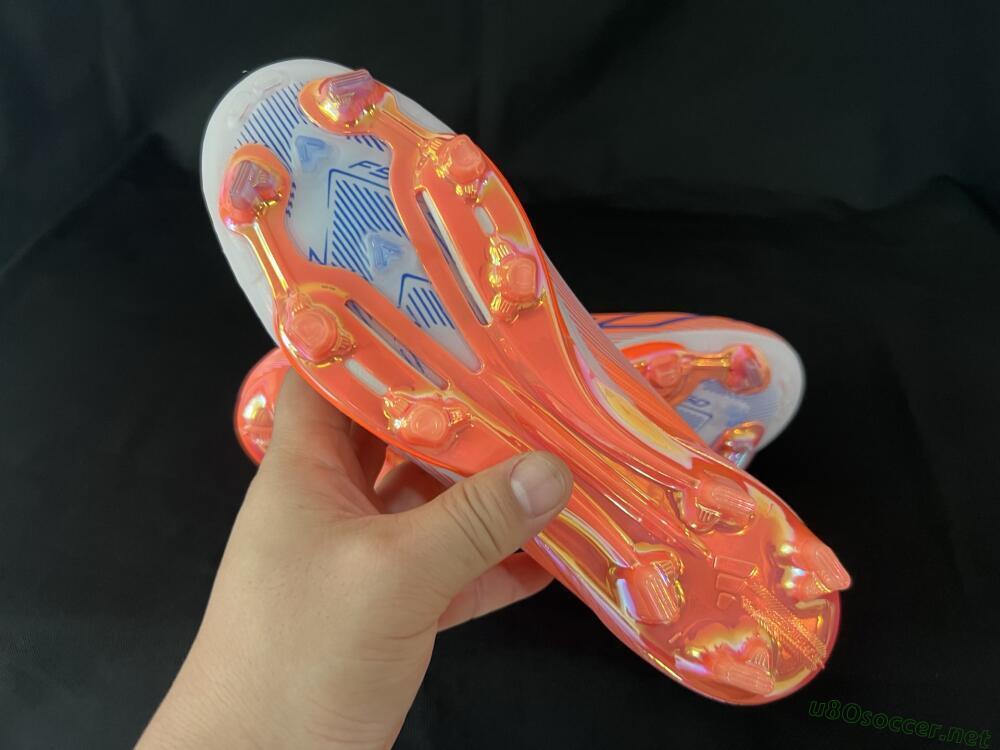 Unisex Adidas F50 Elite FG Football Boots - Red/Blue/Silver