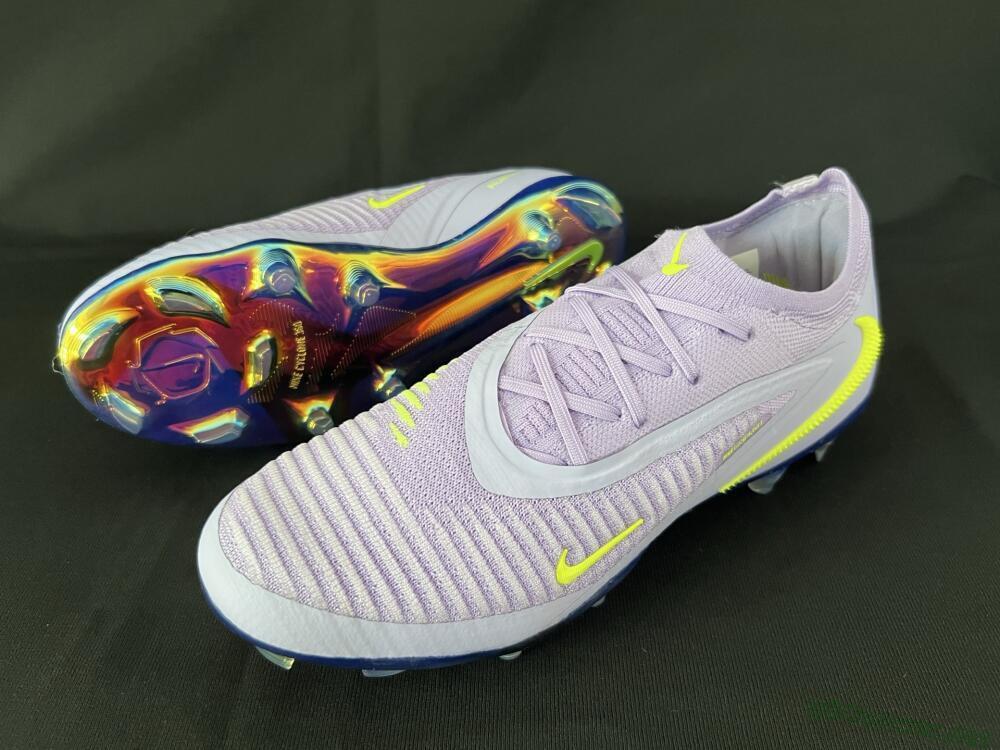 Men's Nike Phantom 6 Low Elite FG Football Boots - Purple/Yellow/Gold