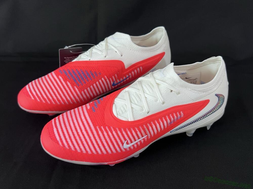 Unisex Nike Phantom 6 Elite Low FG Football Boots - Red/White/Black